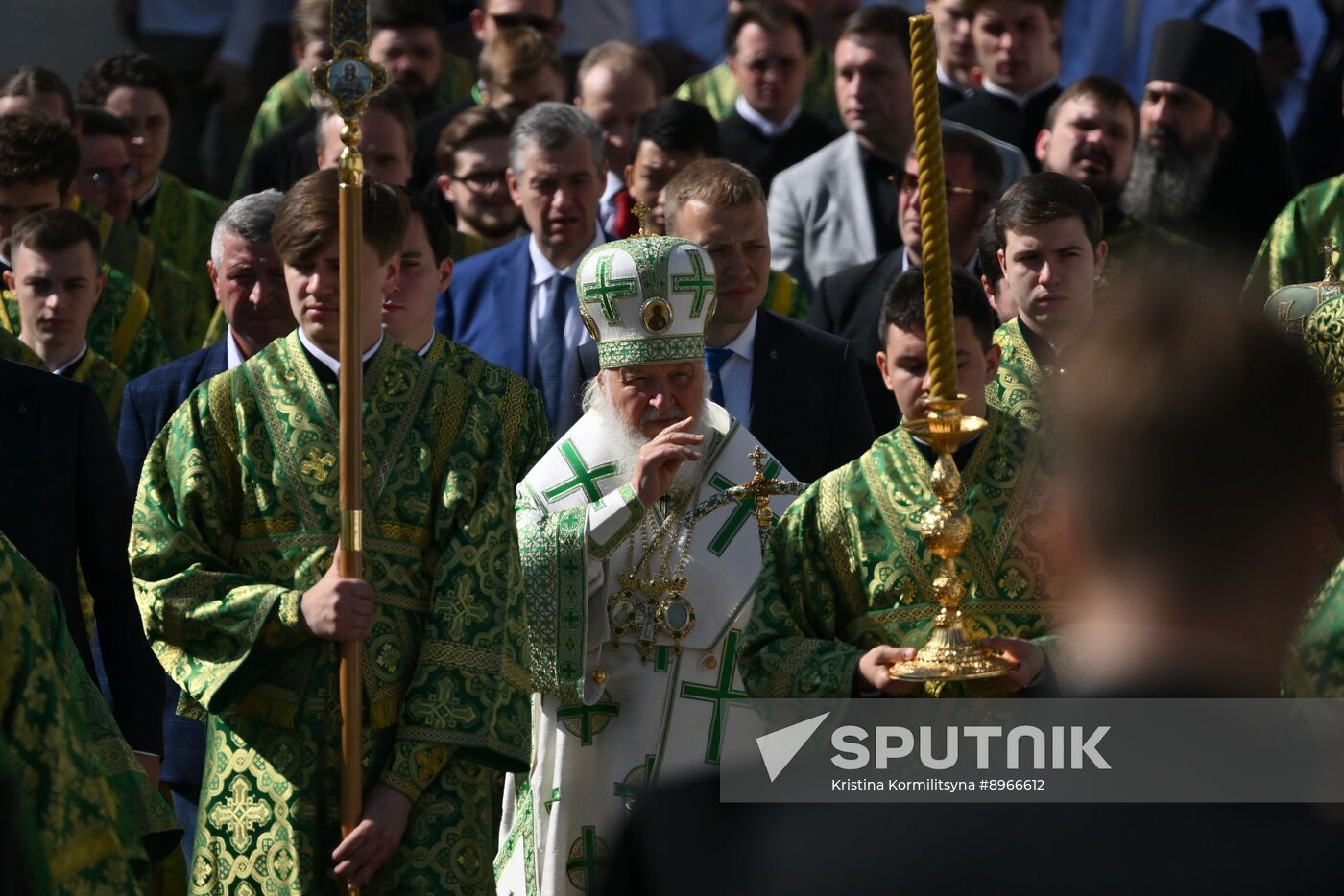 Russia Religion St Sergius Relics Uncovering Feast