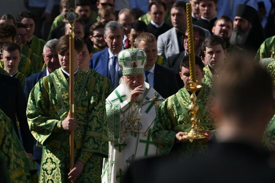 Russia Religion St Sergius Relics Uncovering Feast