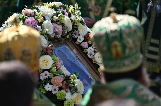 Russia Religion St Sergius Relics Uncovering Feast