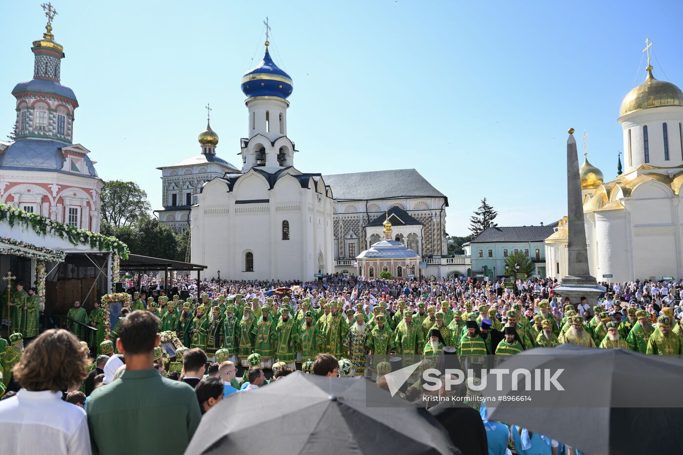 Russia Religion St Sergius Relics Uncovering Feast