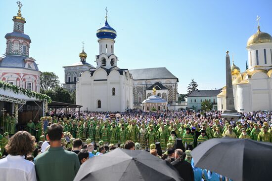 Russia Religion St Sergius Relics Uncovering Feast