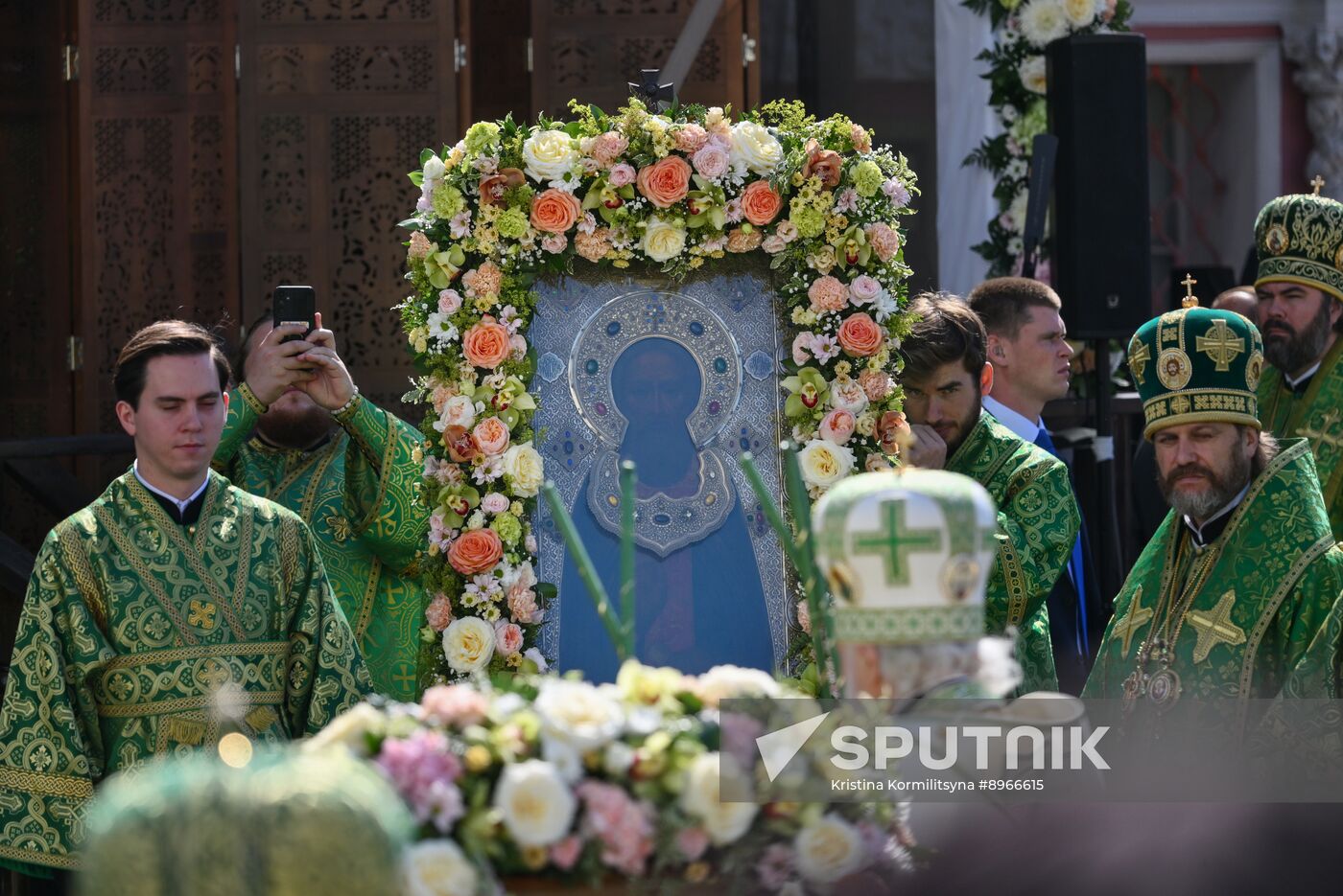 Russia Religion St Sergius Relics Uncovering Feast