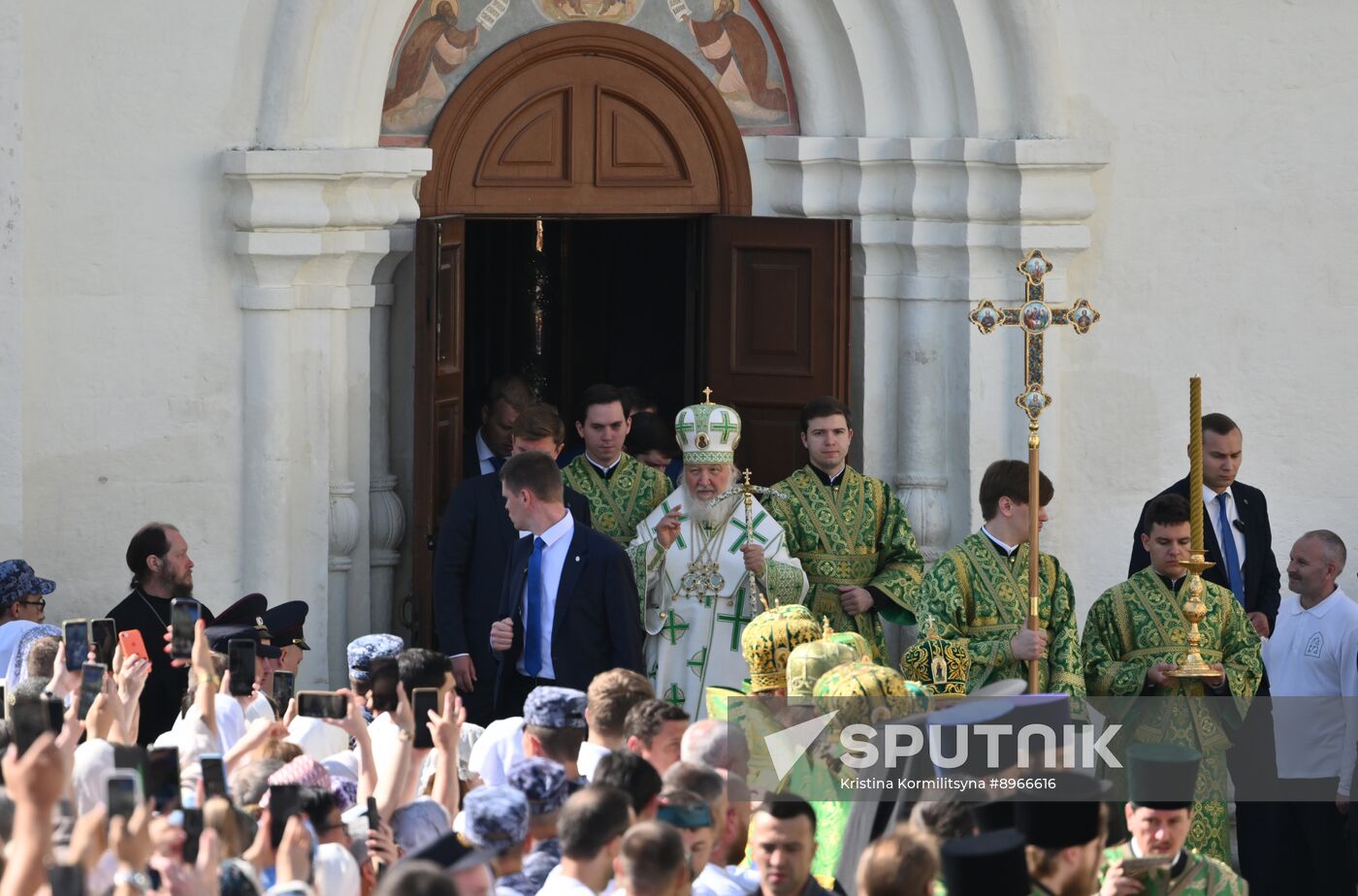 Russia Religion St Sergius Relics Uncovering Feast