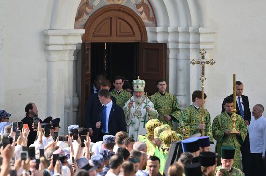 Russia Religion St Sergius Relics Uncovering Feast