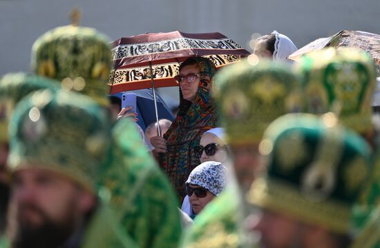 Russia Religion St Sergius Relics Uncovering Feast