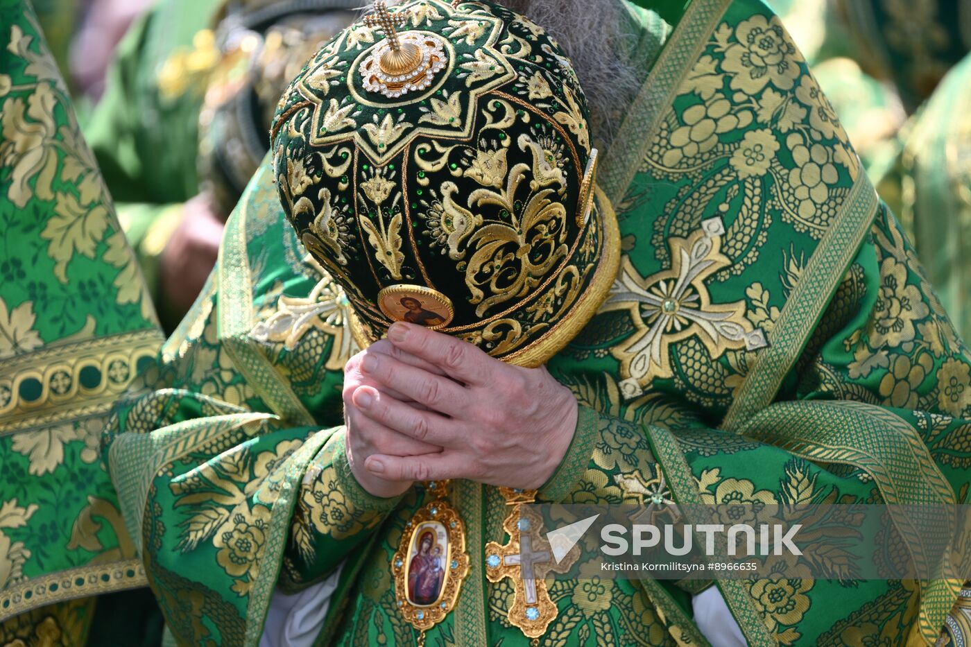 Russia Religion St Sergius Relics Uncovering Feast