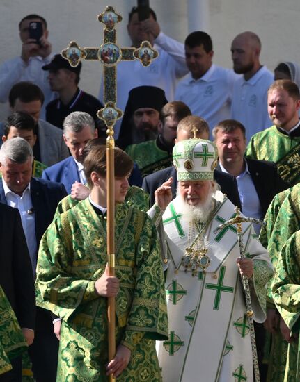 Russia Religion St Sergius Relics Uncovering Feast