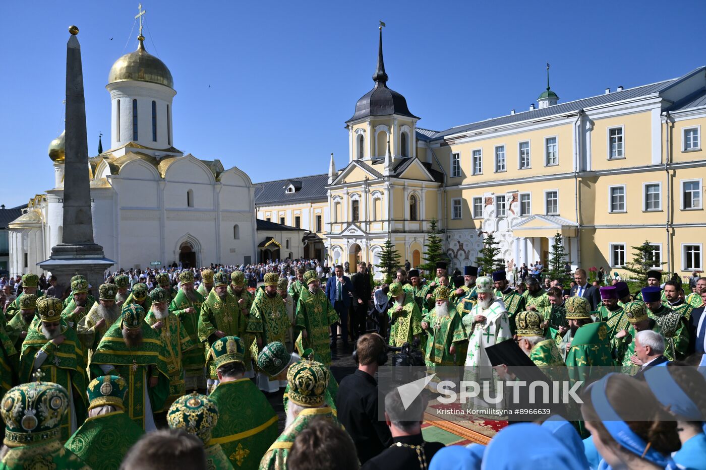 Russia Religion St Sergius Relics Uncovering Feast