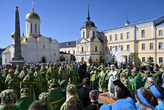 Russia Religion St Sergius Relics Uncovering Feast