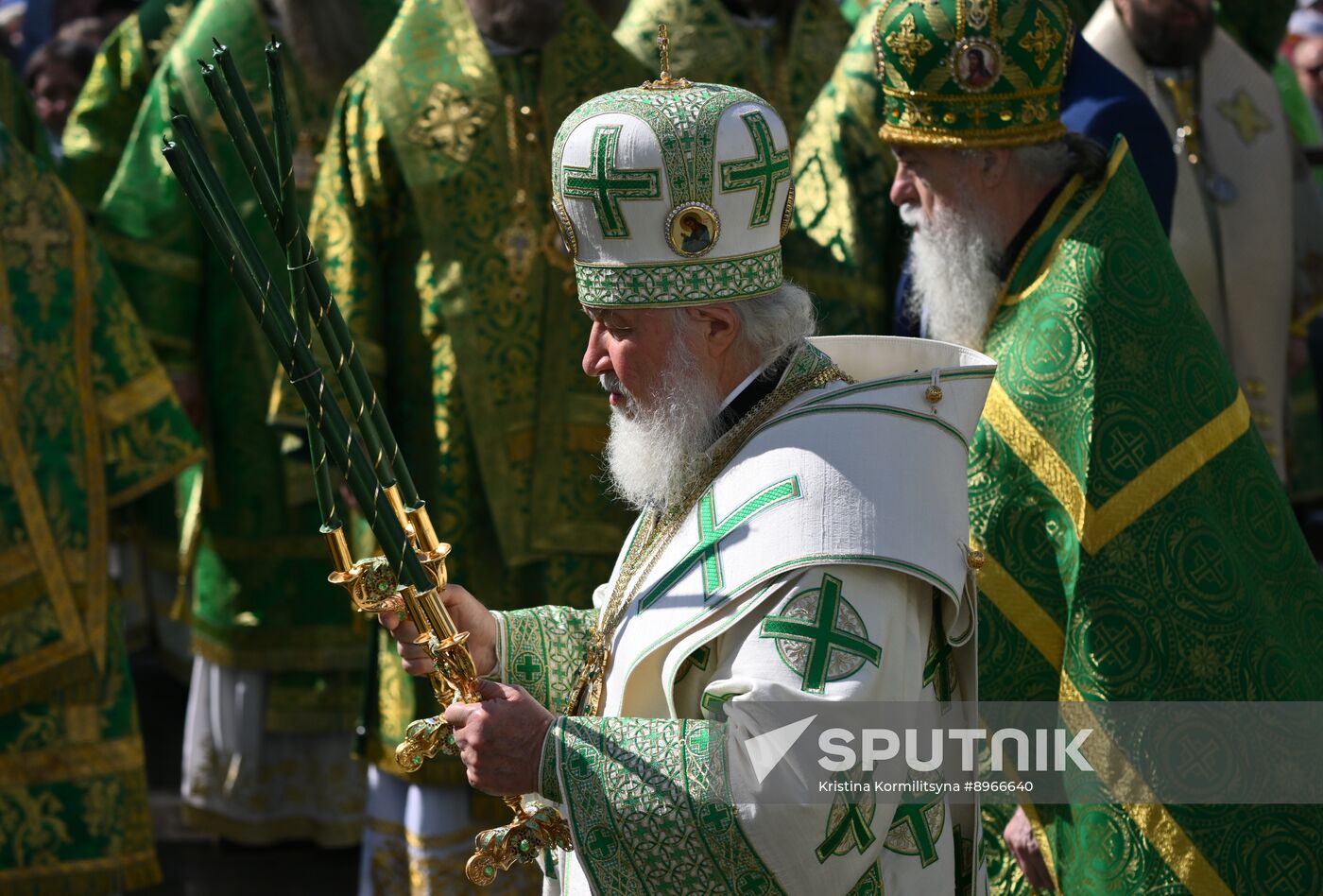 Russia Religion St Sergius Relics Uncovering Feast