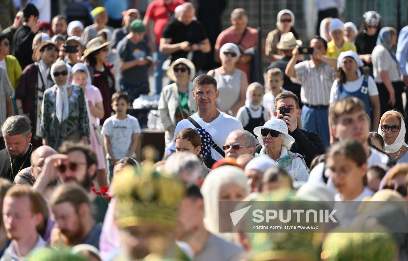 Russia Religion St Sergius Relics Uncovering Feast
