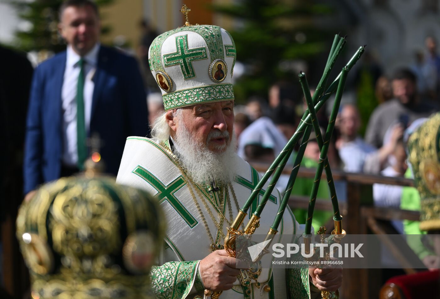 Russia Religion St Sergius Relics Uncovering Feast