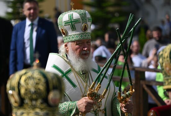 Russia Religion St Sergius Relics Uncovering Feast