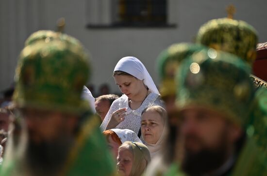 Russia Religion St Sergius Relics Uncovering Feast