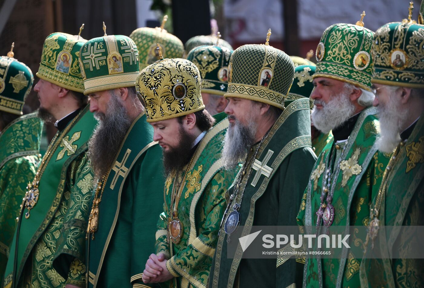 Russia Religion St Sergius Relics Uncovering Feast