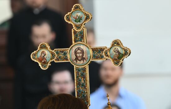 Russia Religion St Sergius Relics Uncovering Feast