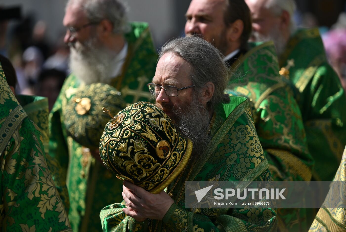 Russia Religion St Sergius Relics Uncovering Feast