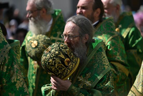 Russia Religion St Sergius Relics Uncovering Feast