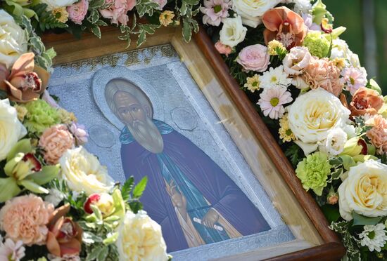 Russia Religion St Sergius Relics Uncovering Feast