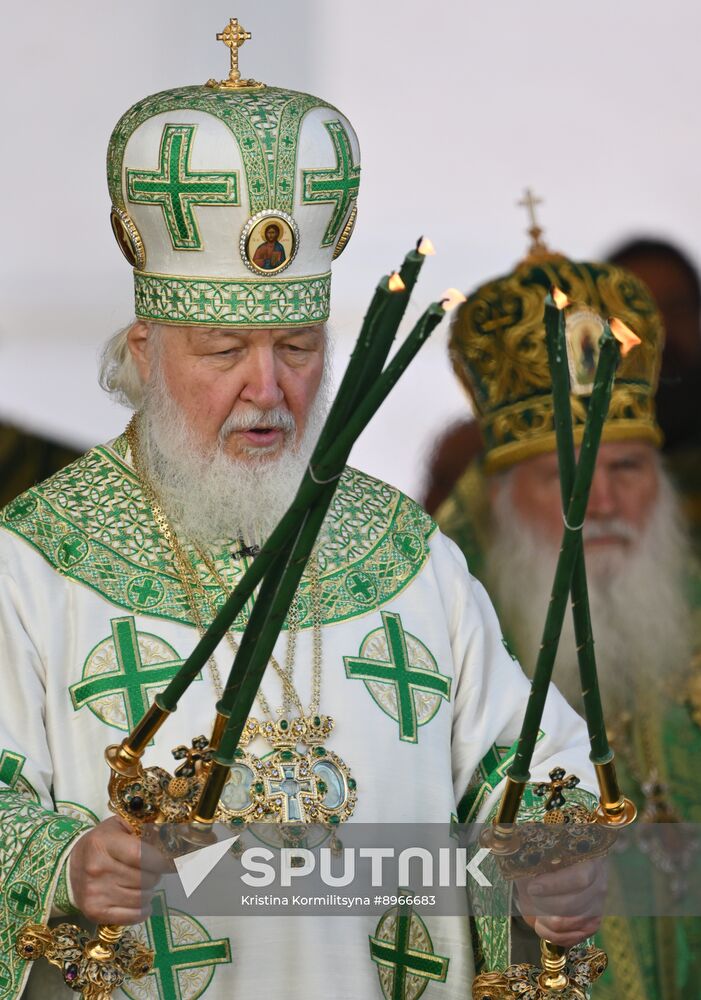 Russia Religion St Sergius Relics Uncovering Feast