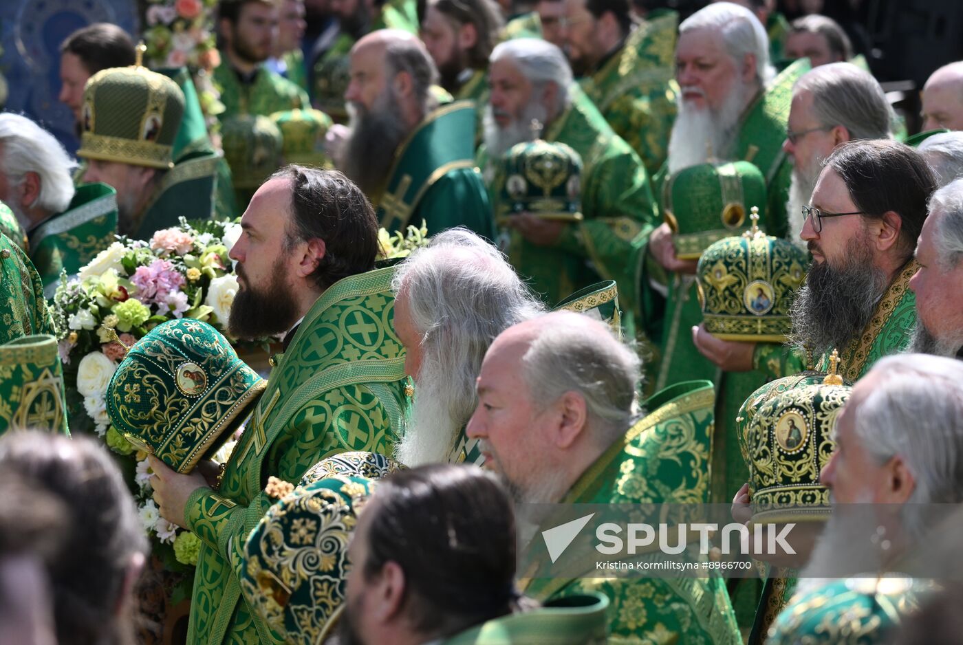 Russia Religion St Sergius Relics Uncovering Feast