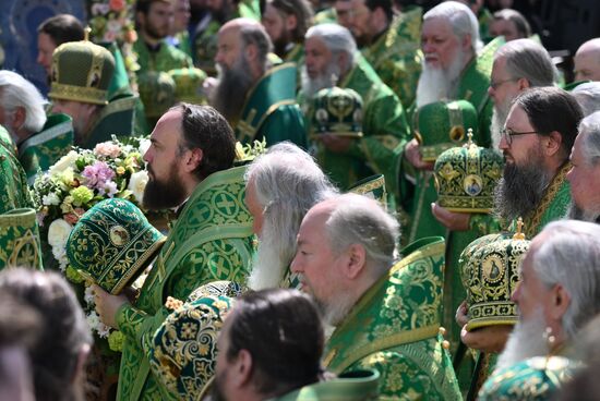 Russia Religion St Sergius Relics Uncovering Feast