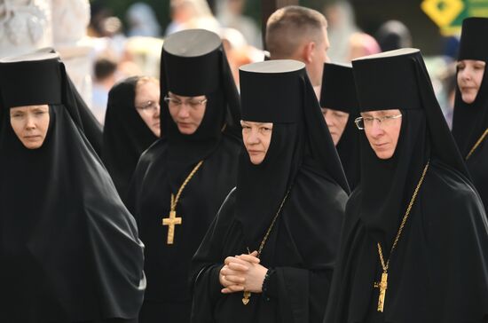 Russia Religion St Sergius Relics Uncovering Feast