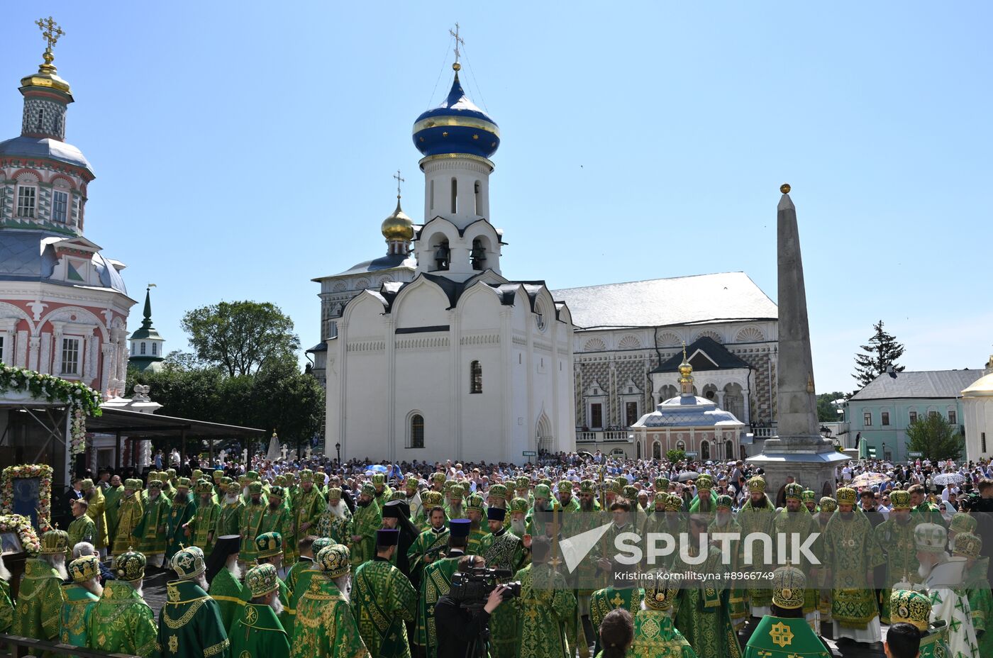 Russia Religion St Sergius Relics Uncovering Feast