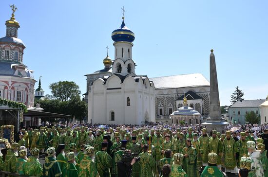 Russia Religion St Sergius Relics Uncovering Feast