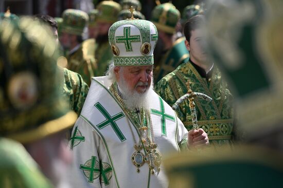 Russia Religion St Sergius Relics Uncovering Feast