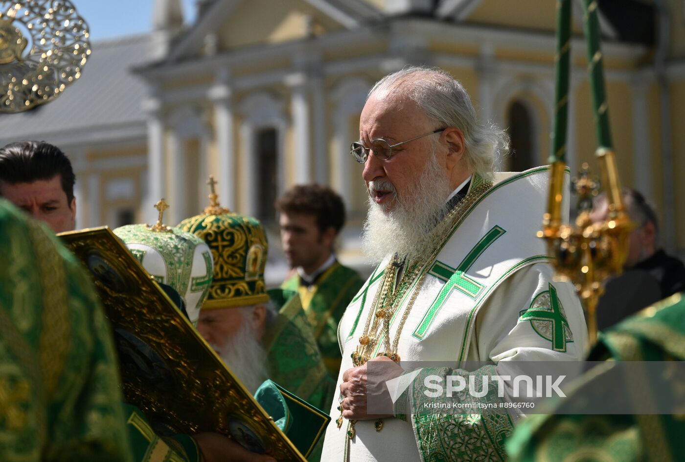 Russia Religion St Sergius Relics Uncovering Feast