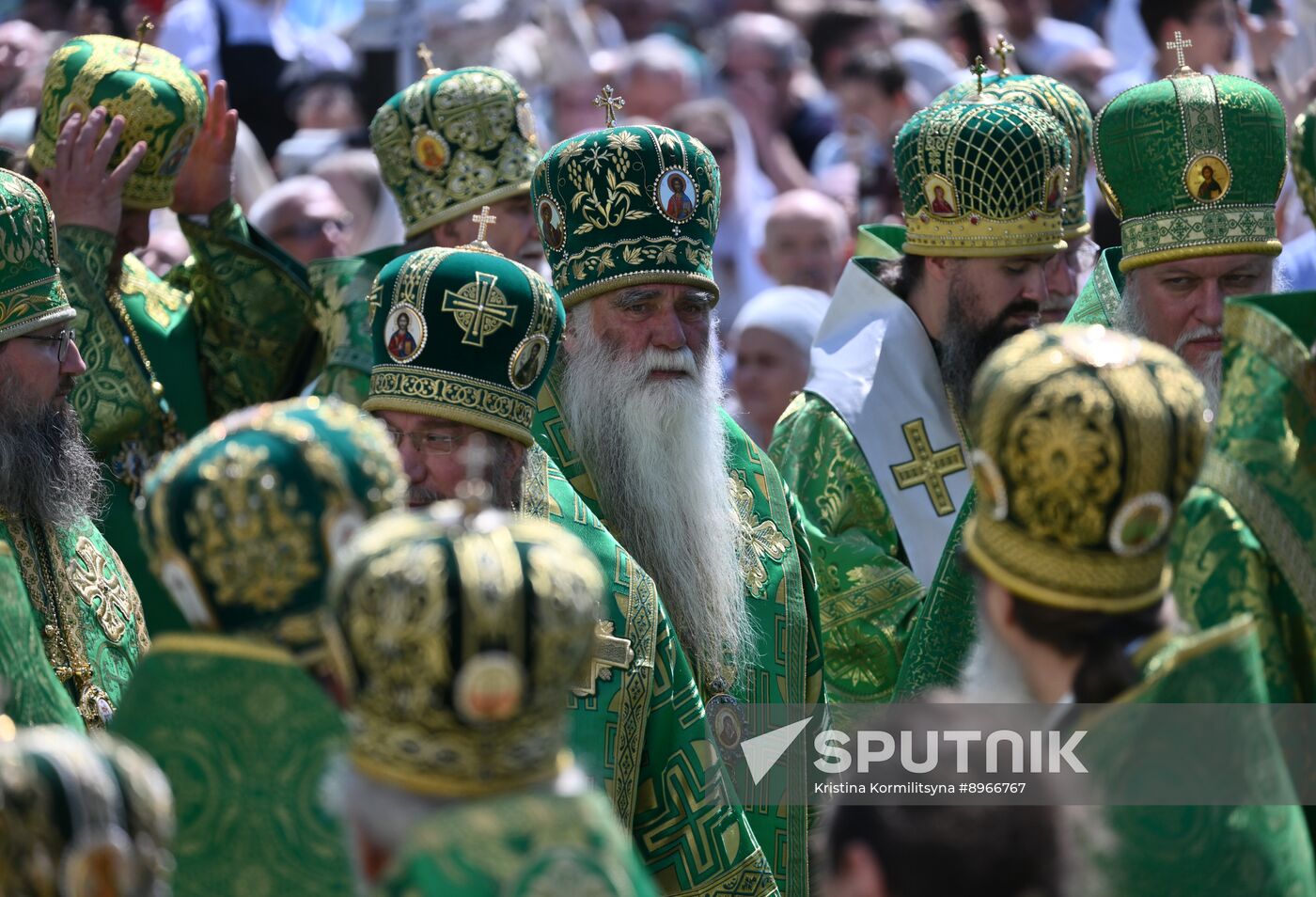 Russia Religion St Sergius Relics Uncovering Feast