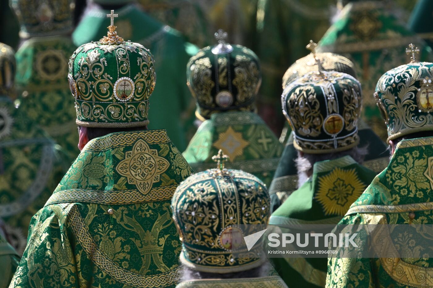Russia Religion St Sergius Relics Uncovering Feast