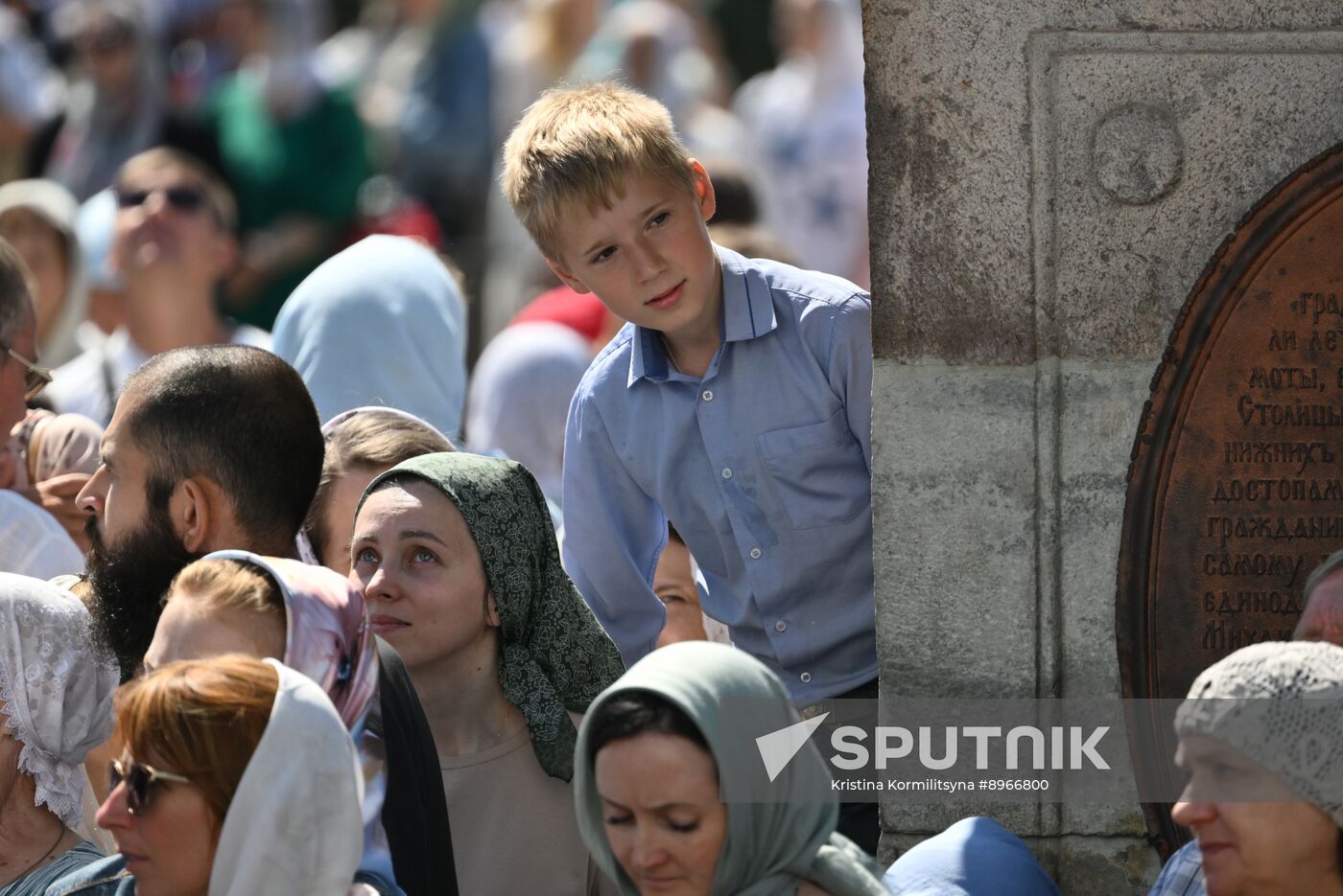 Russia Religion St Sergius Relics Uncovering Feast