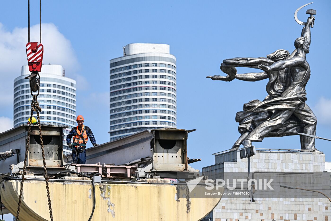 Russia Moscow Monorail Closure