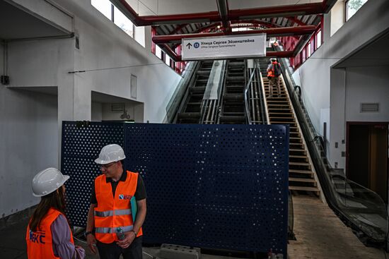 Russia Moscow Monorail Closure