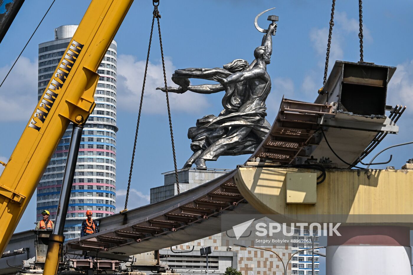 Russia Moscow Monorail Closure