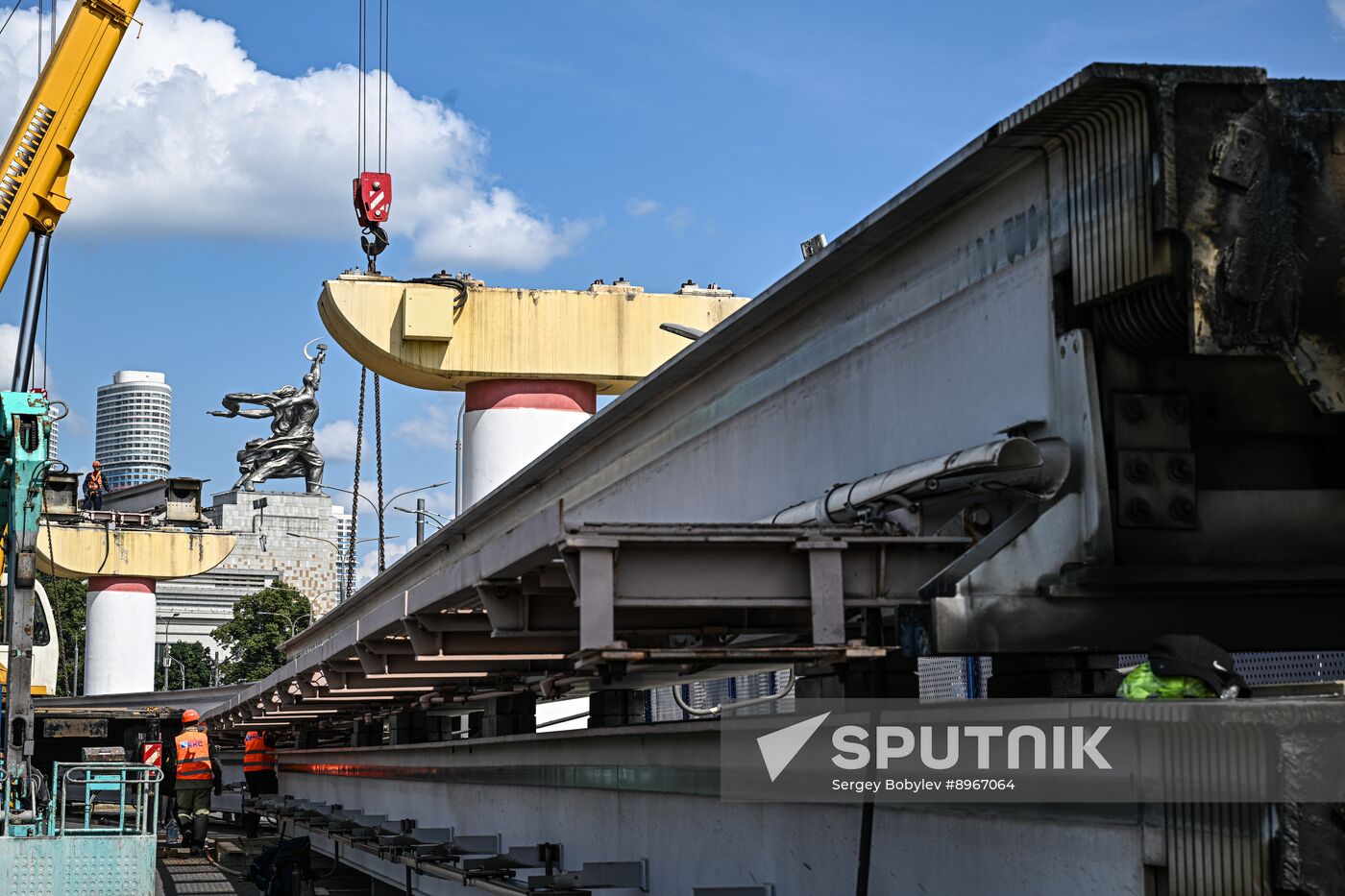 Russia Moscow Monorail Closure