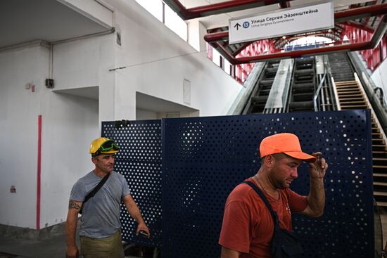 Russia Moscow Monorail Closure