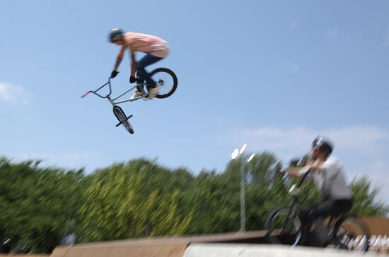Russia BMX Freestyle Cycling Competititon