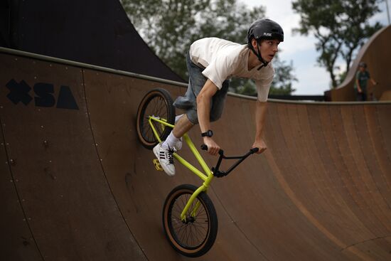 Russia BMX Freestyle Cycling Competititon
