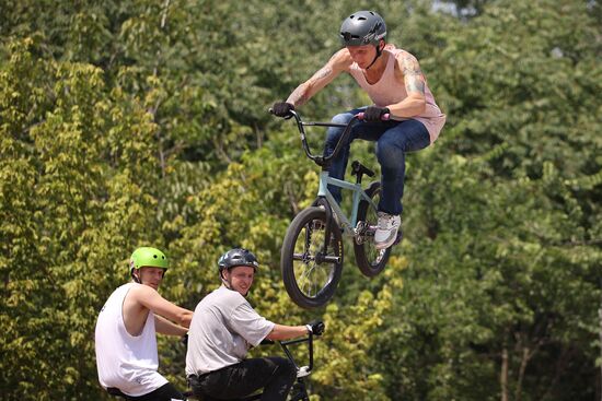 Russia BMX Freestyle Cycling Competititon