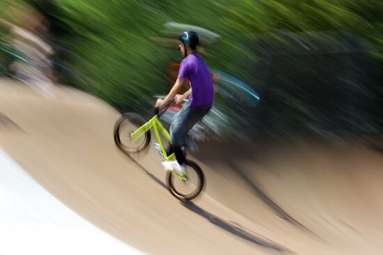Russia BMX Freestyle Cycling Competititon