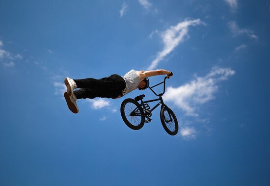 Russia BMX Freestyle Cycling Competititon
