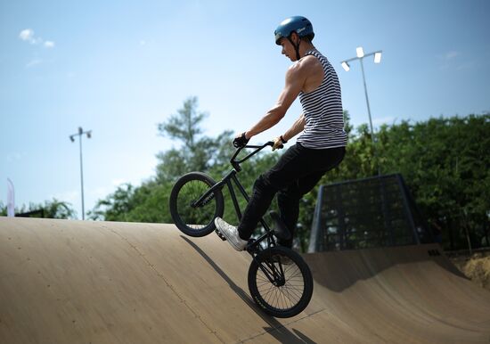 Russia BMX Freestyle Cycling Competititon