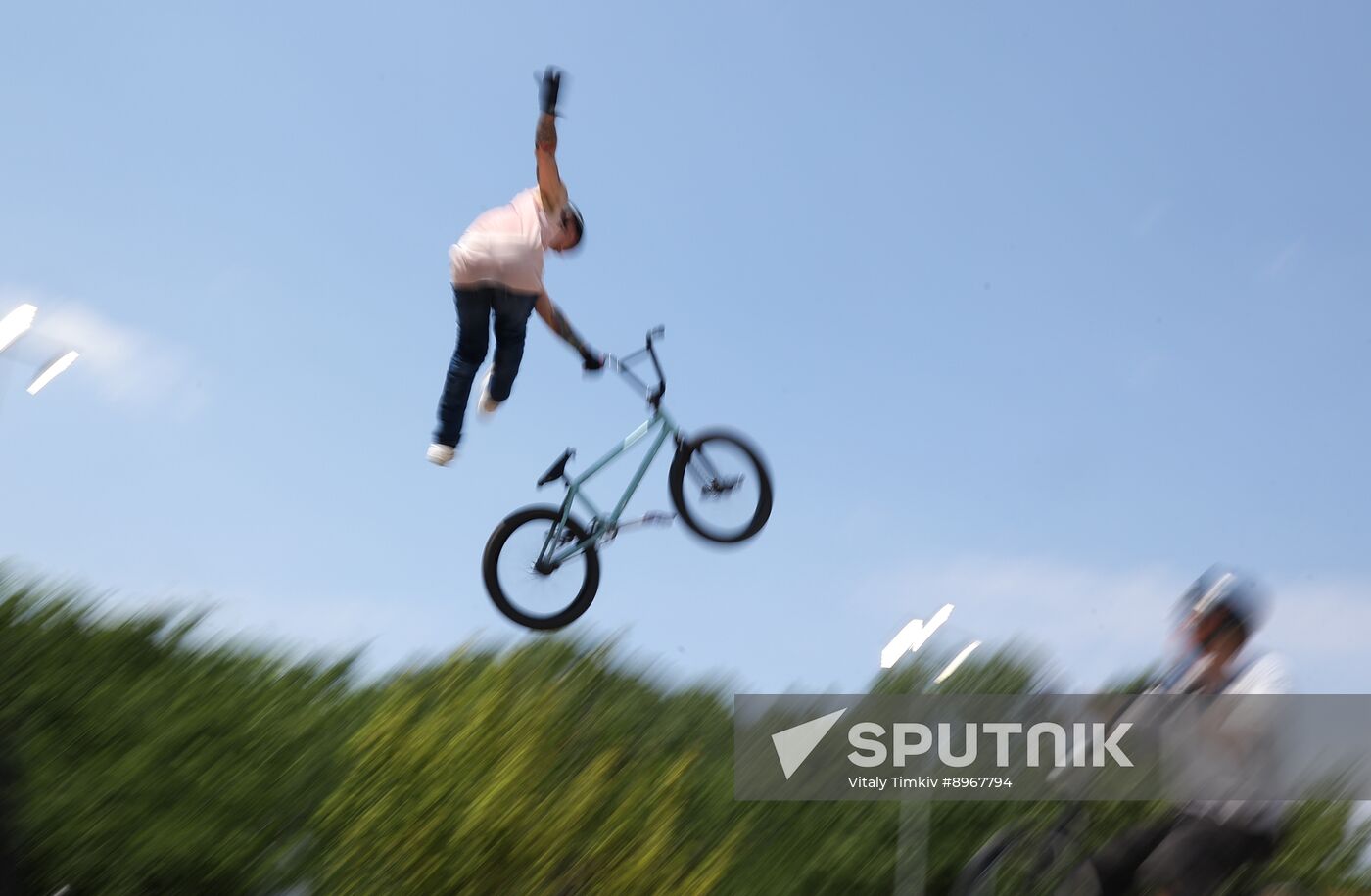 Russia BMX Freestyle Cycling Competititon