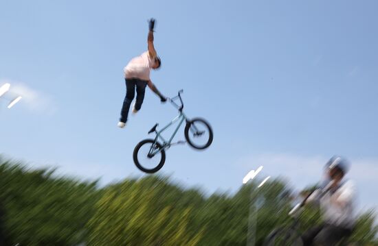 Russia BMX Freestyle Cycling Competititon