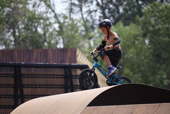 Russia BMX Freestyle Cycling Competititon