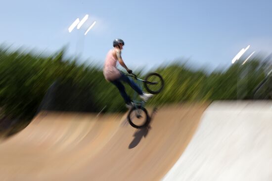 Russia BMX Freestyle Cycling Competititon