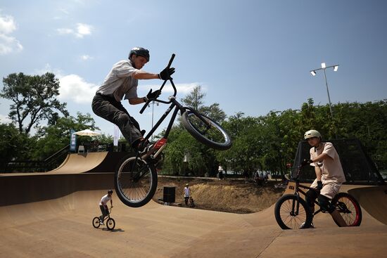 Russia BMX Freestyle Cycling Competititon